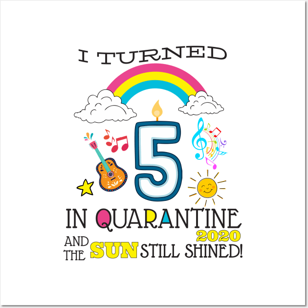 Quarantine 5th Birthday 2020 Wall Art by WorkMemes